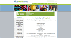Desktop Screenshot of kidscraftzone.com